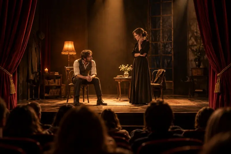 Vakaras teatre – renginio atmosferos nuotrauka